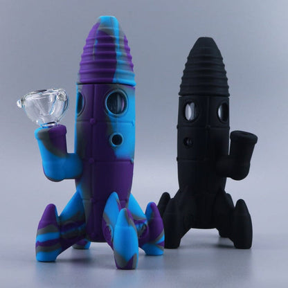 Gadget Gerbil Silicone Rocket Shaped Bong