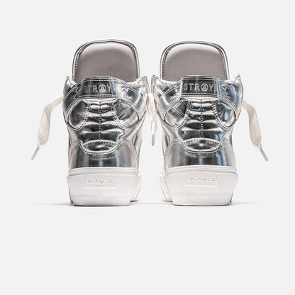 STRAYE SKTP.01 Chrome – back heel view skate sneaker