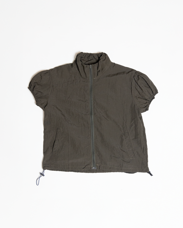 sleeveless zip up