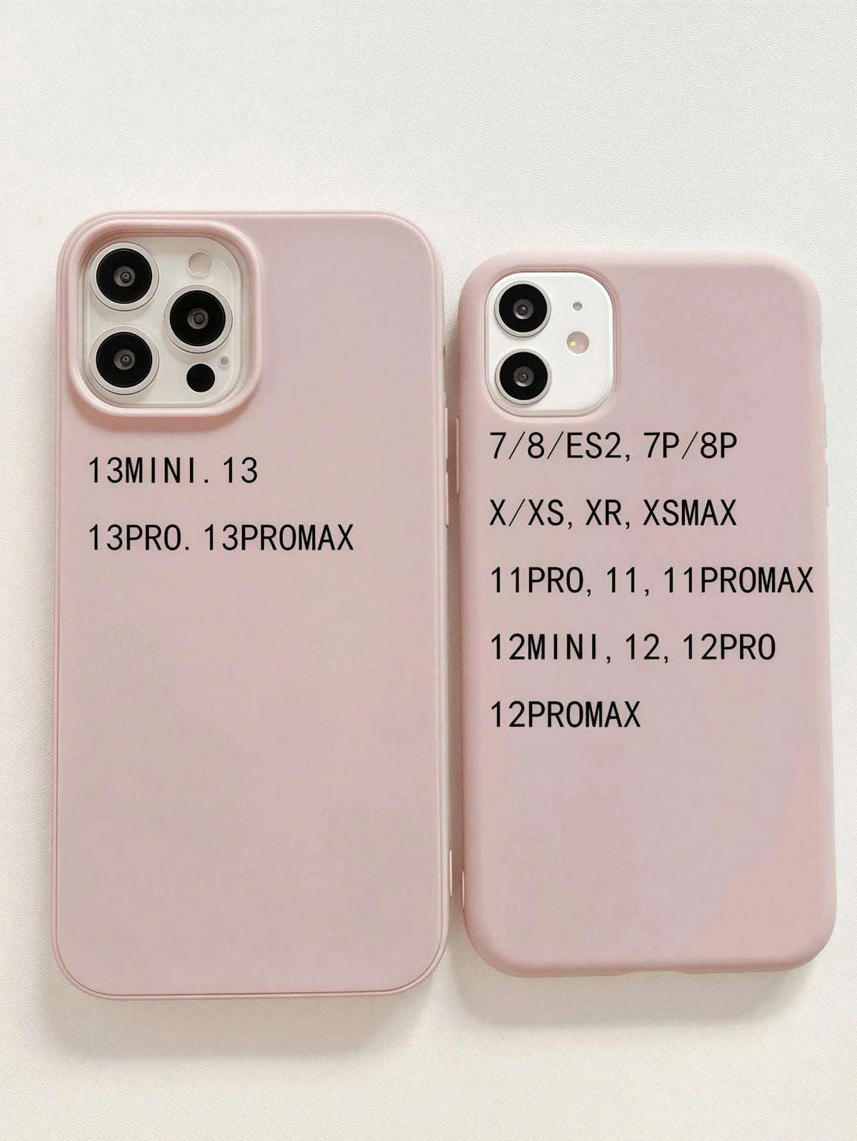 Solid Color Silicone TPU Cute Pink Matte Shockproof Large Hole Full Coverage Phone Case 1pc Compatible With Apple 17/16/15/14/13/12/11/XSMAX/X/XS/XR/7PLUS/8PLUS/7/8 Easter Spring Mom Birthday Annivers
