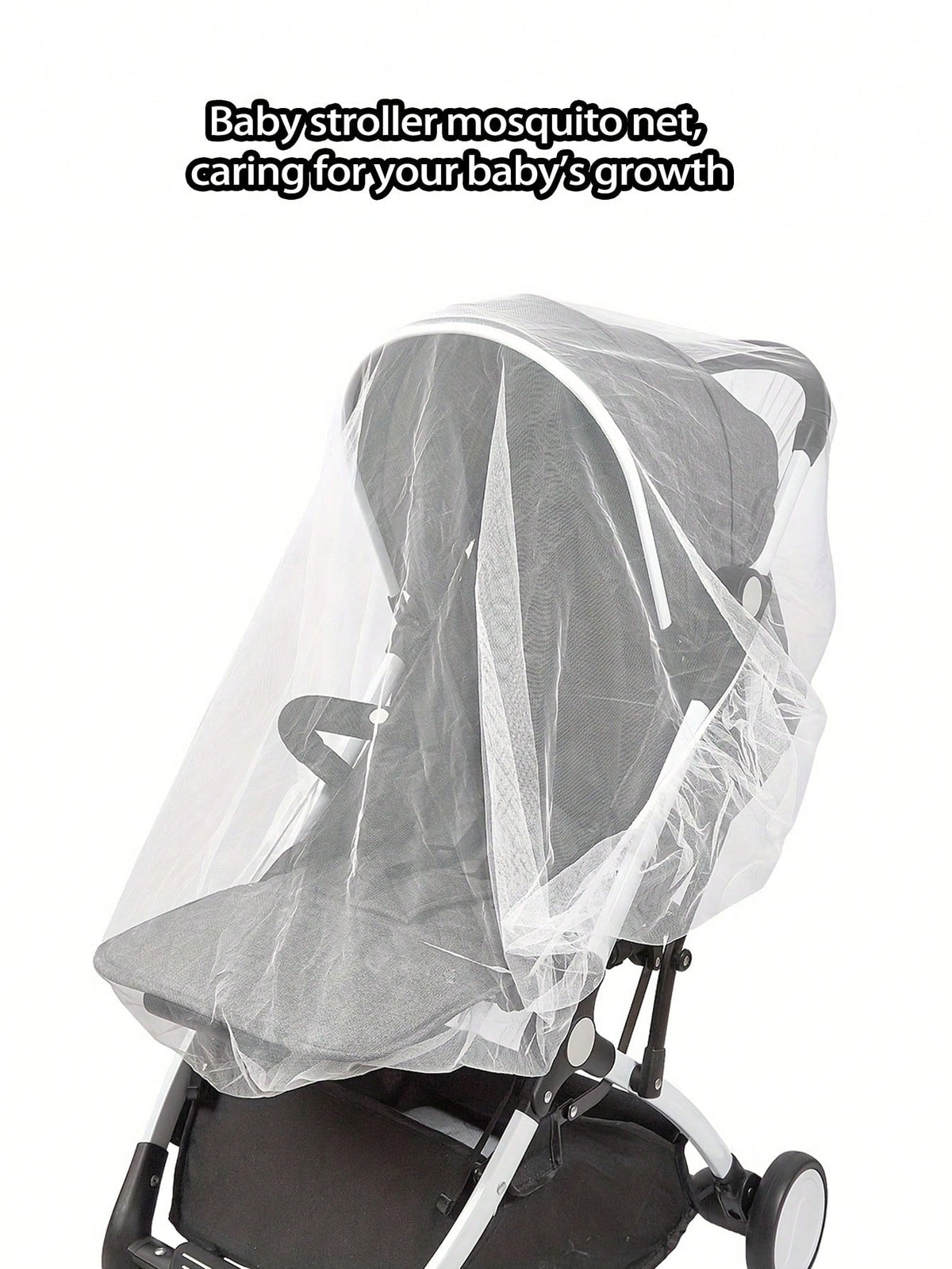 Universal Mosquito Repellent Net Cover For Baby Strollers, All-Season Insect And Sun Protection, Baby Stroller Outdoor Travel Protection Net