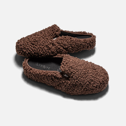 STRAYE Ventura Mule Furry Brown – freestyle view furry mule sneaker
