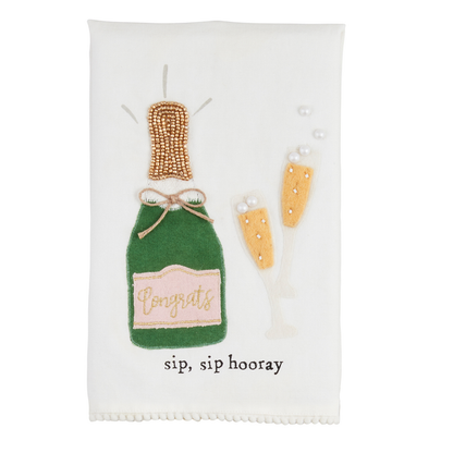 Wedding Beaded Towel
