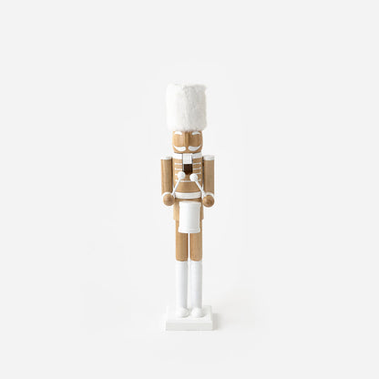 White / Natural Nutcracker, Medium