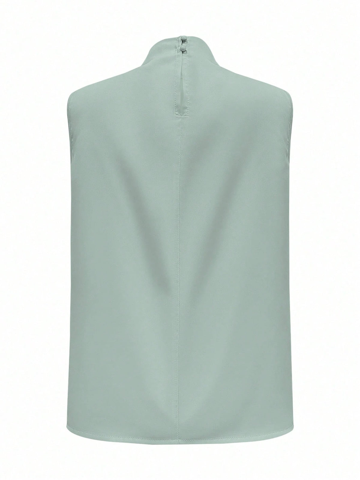 Women Elegant Solid Color Sleeveless Casual Top Summer